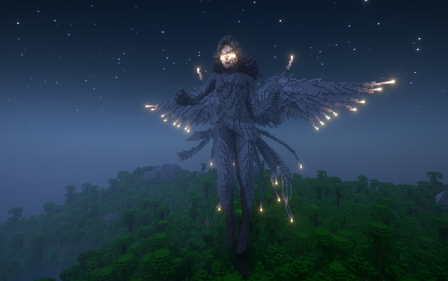 Minecraft Dark Phoenix Statue | Minecraft Statue and Sculpture #28475