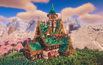 🏰 Grandspire Medieval Manor | Detailed Fantasy Survival Build