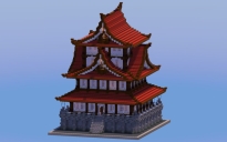 Japanese Castle Red