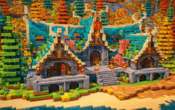🍂 Autumnfjord Lodge – Detailed interior 🍂