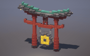 Japanese Torii Gong