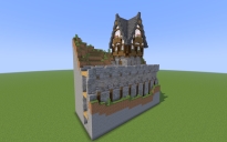 House on the north wall