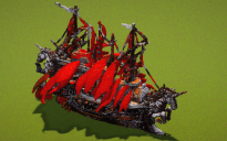 Big Red Sail Boat
