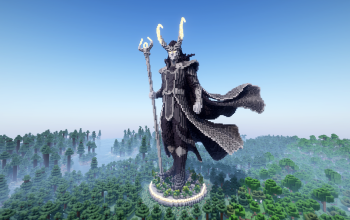 Minecraft Loki |God of Mischief| Statue