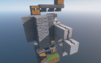 Gold farm Sorting + trash bin (for rotten flesh) + gold blocks crafter