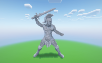 Minecraft Gladiator 2 Statue ( FREE )