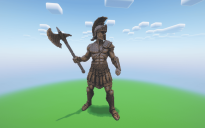 Minecraft Gladiator 3 Statue ( FREE )