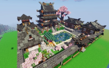 Japanese Survival Base (Designed for survival worlds)