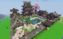 Japanese Survival Base (Designed for survival worlds)