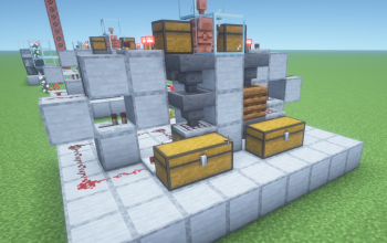 DOINK Twincast: Iron Farm/Wheat Farm auto sorter and crafter