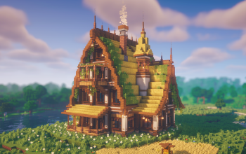 🏰 Verdantspire Medieval Manor | Fantasy Survival Build