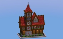 Medieval Town Hall Red Version