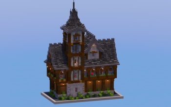 Medieval Town Hall Deepslate Version
