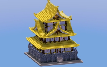Japanese Castle Bamboo version
