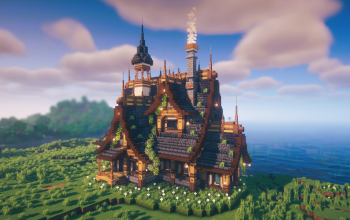🏰Medieval Manor | Detailed Fantasy Survival Build