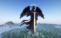 Minecraft Angel |Dark Silence| Statue V64 Free (Schematic and Map)