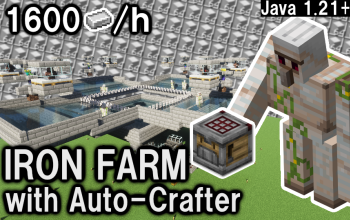 IRON FARM with Auto-Crafter (1,600/h)