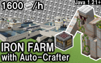 IRON FARM with Auto-Crafter (1,600/h)