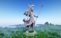 Minecraft Legendary Spartan Statue V02
