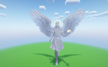 Minecraft Angel 20 Statue ( FREE )