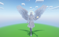 Minecraft Angel 20 Statue ( FREE )