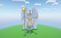 Minecraft Angel 21 Statue ( FREE )