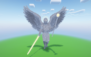Minecraft Angel 22 Statue ( FREE )