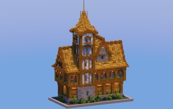 Medieval Town Hall Oak Version