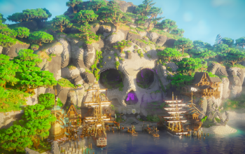 Minecraft Hub - Island of Barock