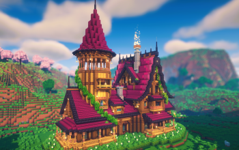 Arcane Spire Medieval Manor 💜 | Epic Fantasy Tower House