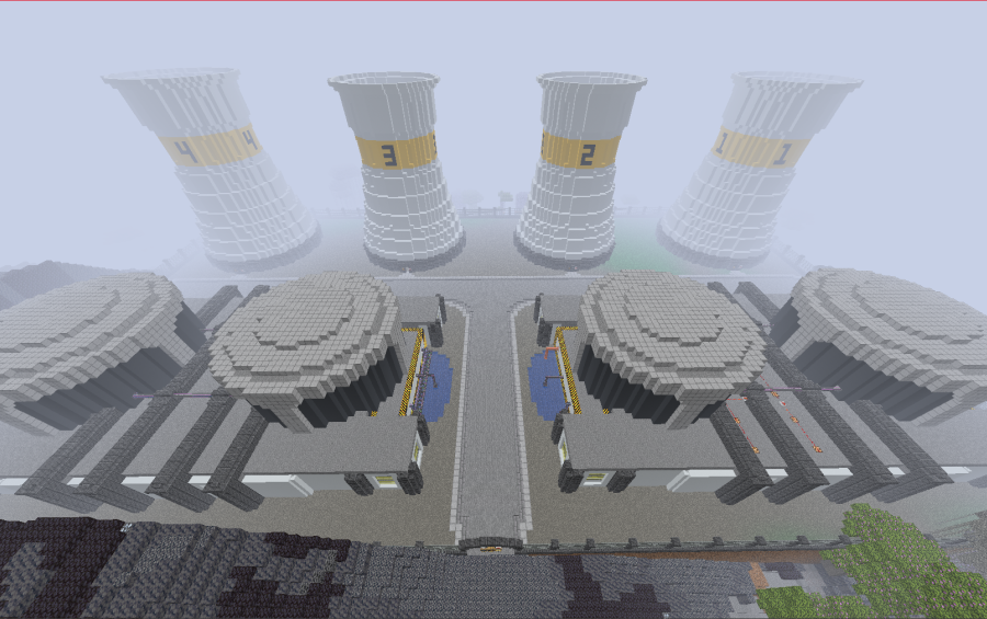 Nuclear Plant // Nuclear Factory (Oryginal by Hrdn) | Minecraft  Miscellaneous Build #28858