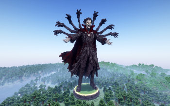 Minecraft Zombie Dr Strange Statue