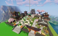 Japanese Survival Base V2 (Designed for survival worlds) (Schematic/Litematic File)