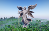 Minecraft Angel of Light Statue V66