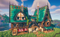 Emerald Merchant Manor 🟢 | Cozy Medieval Town House