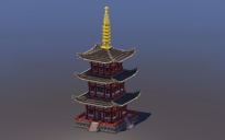 Medium Japanese Pagoda