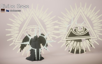 Divine GazeAll-Seeing Eye & Twin Angels | Minecraft Build