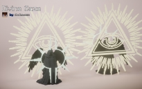 Divine GazeAll-Seeing Eye & Twin Angels | Minecraft Build