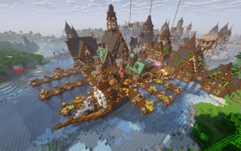 ⛵Big Medieval Harbor District