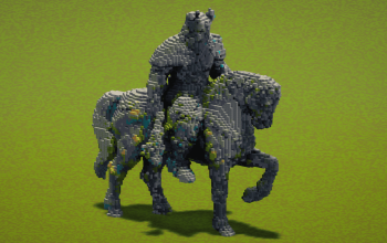 Viking Cavalary statue