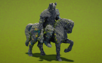Viking Cavalary statue