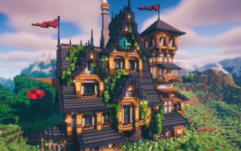 Blackspire Gothic Manor 🏴 | Dark Medieval Landmark House