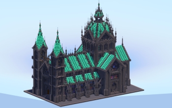 Dark Copper Gothic Cathedral