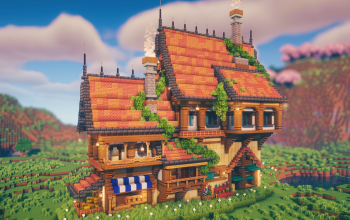 🏰 Suncrest Merchant Manor | Cozy Medieval Market House