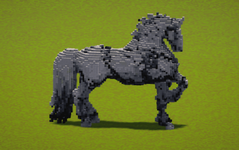Stone Horse Statue
