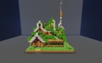 Medieval Cozy House 3 with full Interior (Schematic File)