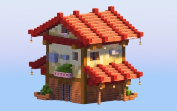Red Japanese House