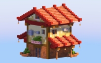 Red Japanese House