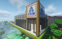 Aldi Supermarket - Minecraft Schematic (LittleTiles)