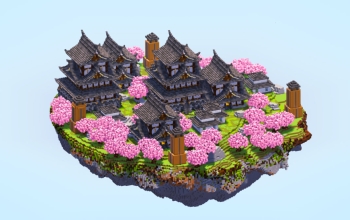 Japanese Floating Castle